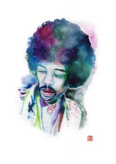Jimi Hendrix fan art