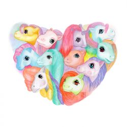 My Little Pony heart fan art
