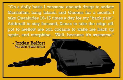 The Wolf of Wall Street Quote Poster