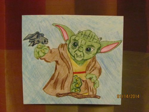 Hand Drawn Yoda