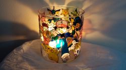 Fan Art Original Pokemon Ash Misty Brock Mix Characters Candle Holder