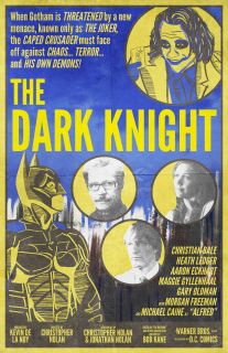 Vintage Dark Knight Poster