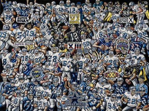 "Dallas Cowboys Tribute" Print from Thomas Jordan Gallery