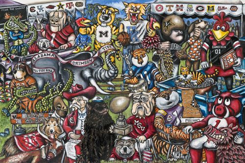 "Tailgate Party" Print from Thomas Jordan Gallery