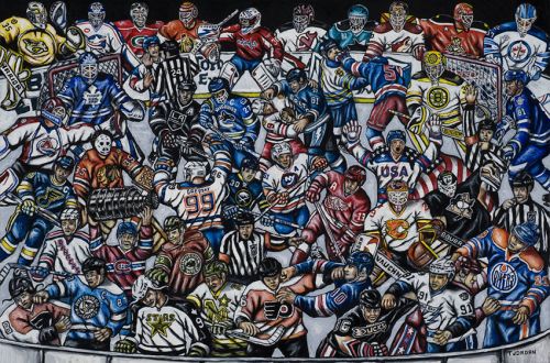 "The Puck Stops Here" Print from Thomas Jordan Gallery