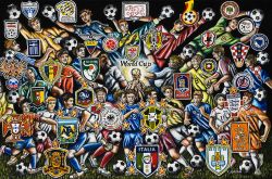 "World Cup Soccer" Compilation Print from Thomas Jordan Gallery