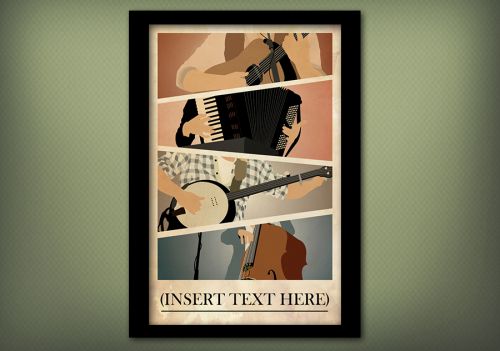 Mumford and Sons Inspired Poster