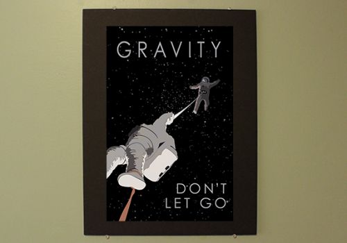 Gravity - Minimalist Movie Poster
