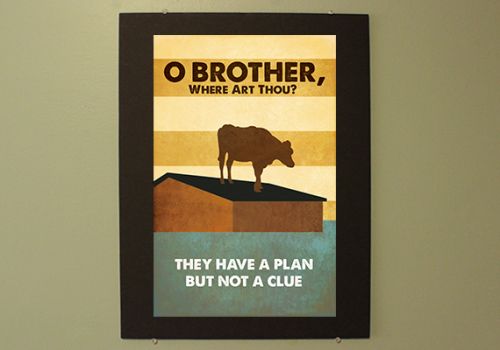 O Brother Where Art Thou? - Minimalist Movie Poster