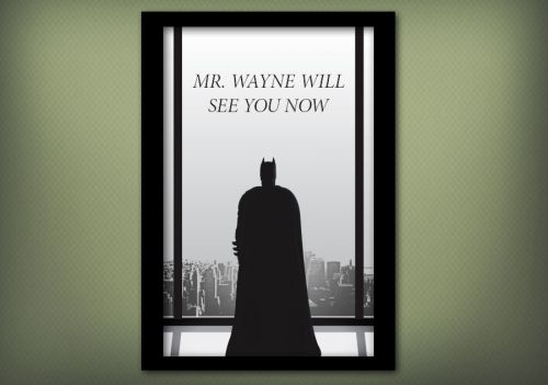 Batman/50 Shades of Grey Mashup Poster