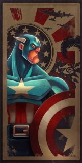 Captain America Avenger Card