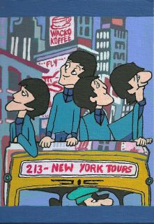 Beatles Cartoon Series NY City