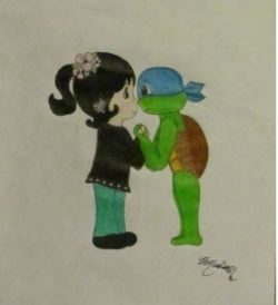 Baby Leonardo and Baby Karai