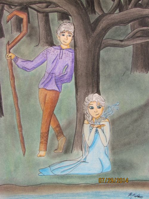 Jack Frost and Elsa