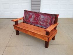 Red Ford Bench