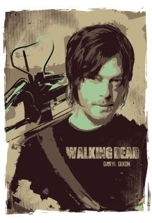 Walking Dead Daryl Dixon Poster Design