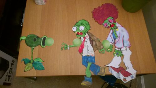 Plants vs Zombies action