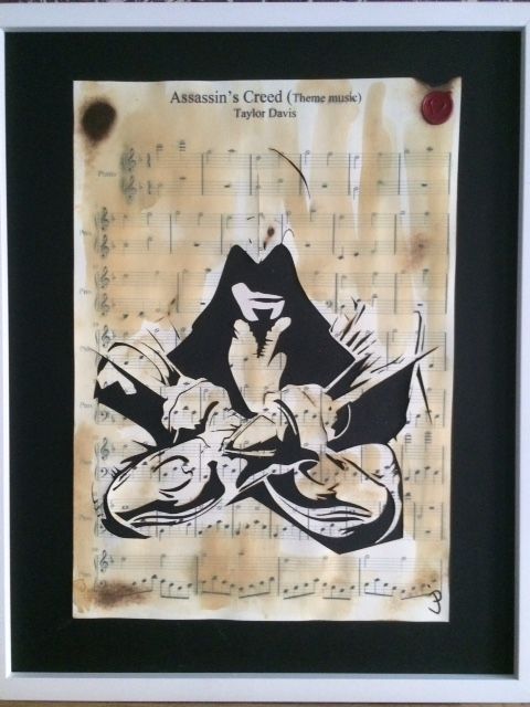 Assassins Creed handcut stencil