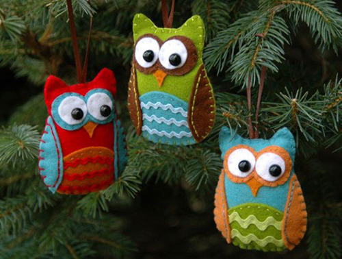 felt owls